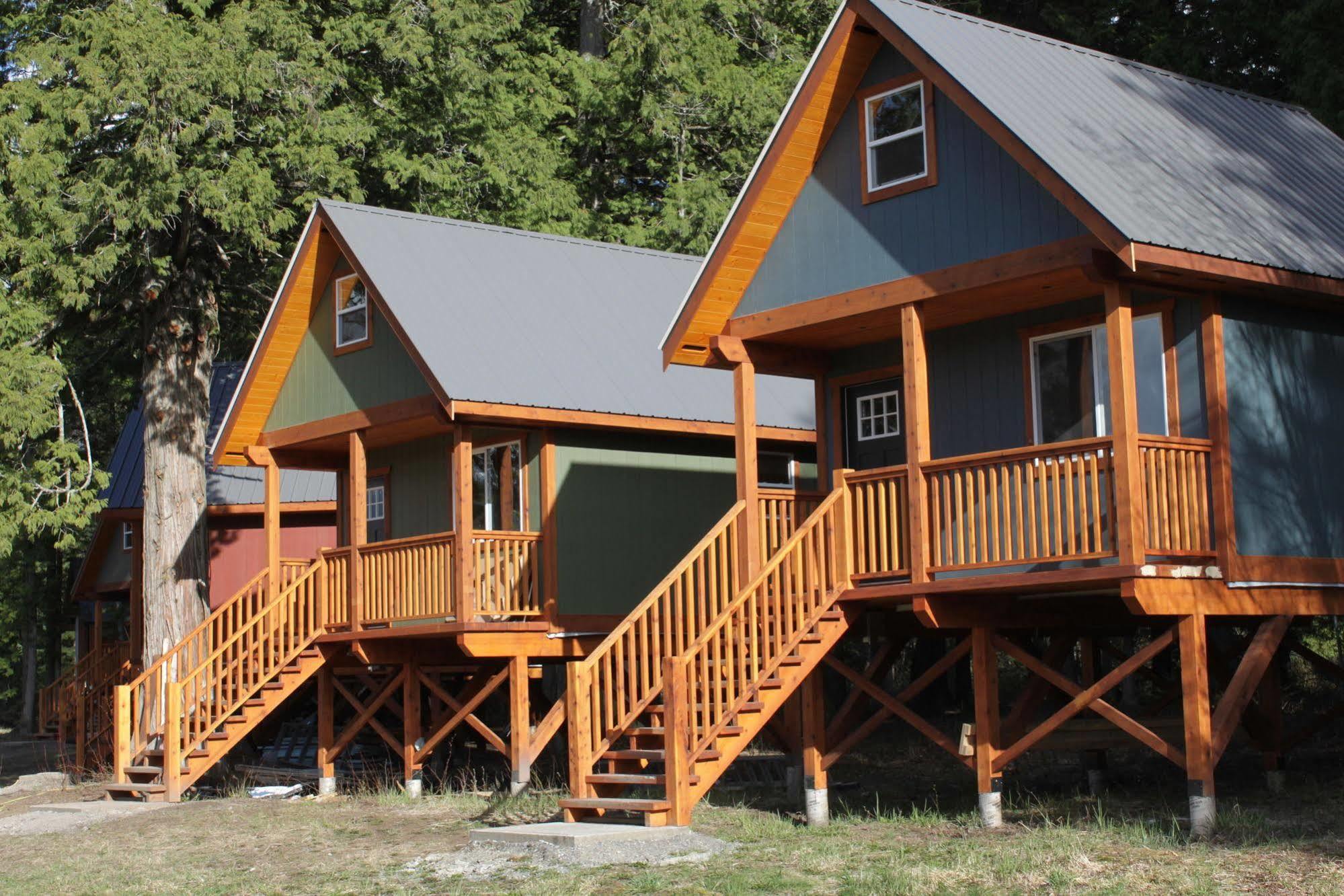 Hidden Acres Farm And Treehouse Resort Terrace Exterior foto